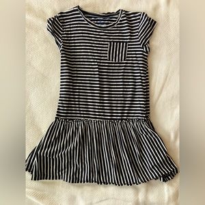 Rockets of Awesome black and white striped dress